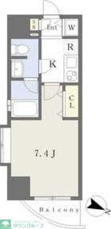 カレント新栄の物件間取画像